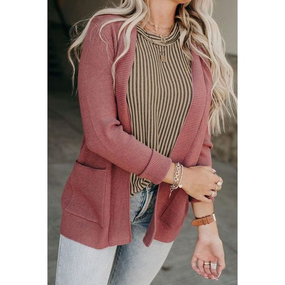 Azura Exchange  Khaki Striped Crew Neck Ruffled Tank Top - Picture 7 of 15